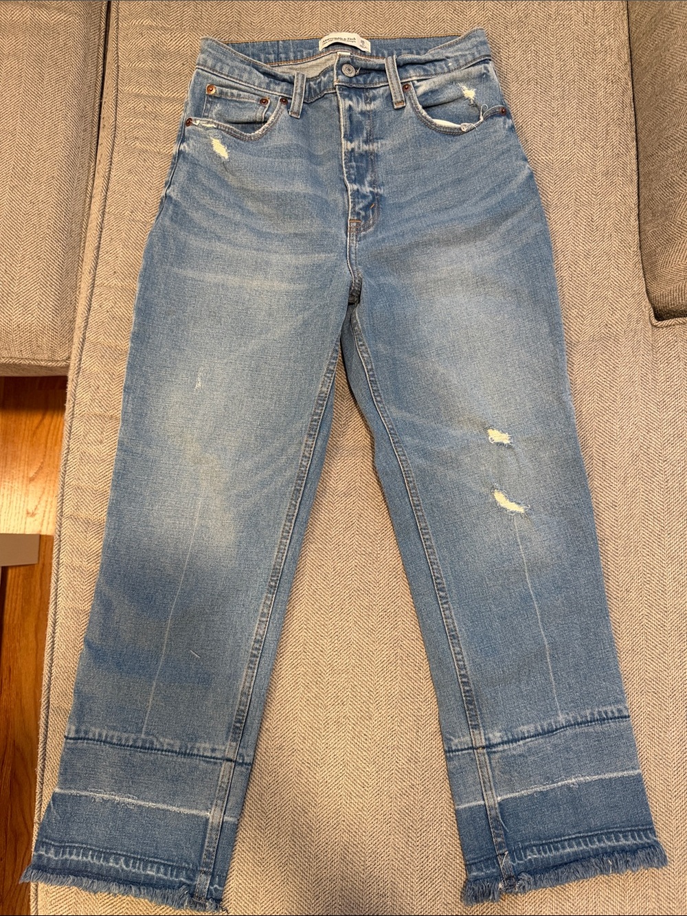 Abercrombie & Fitch Light Blue High-Rise Women's Jeans
